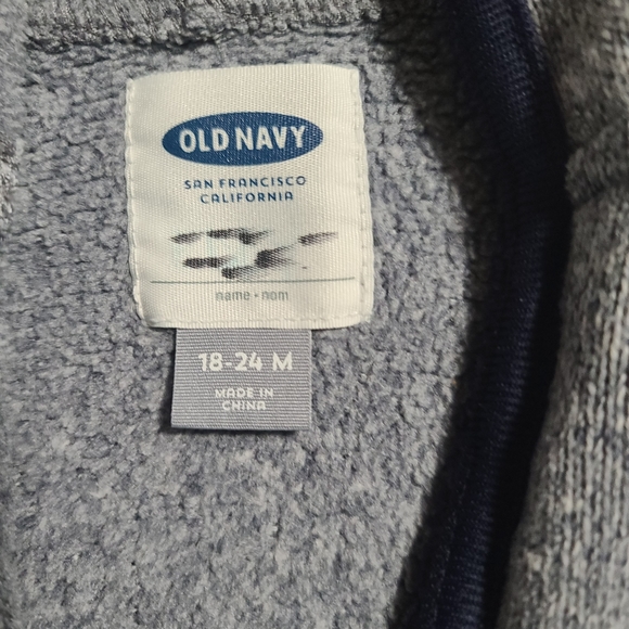 18-24M Old Navy Toddler Boy Hoodie And Sweater Bundle - Picture 8 of 15